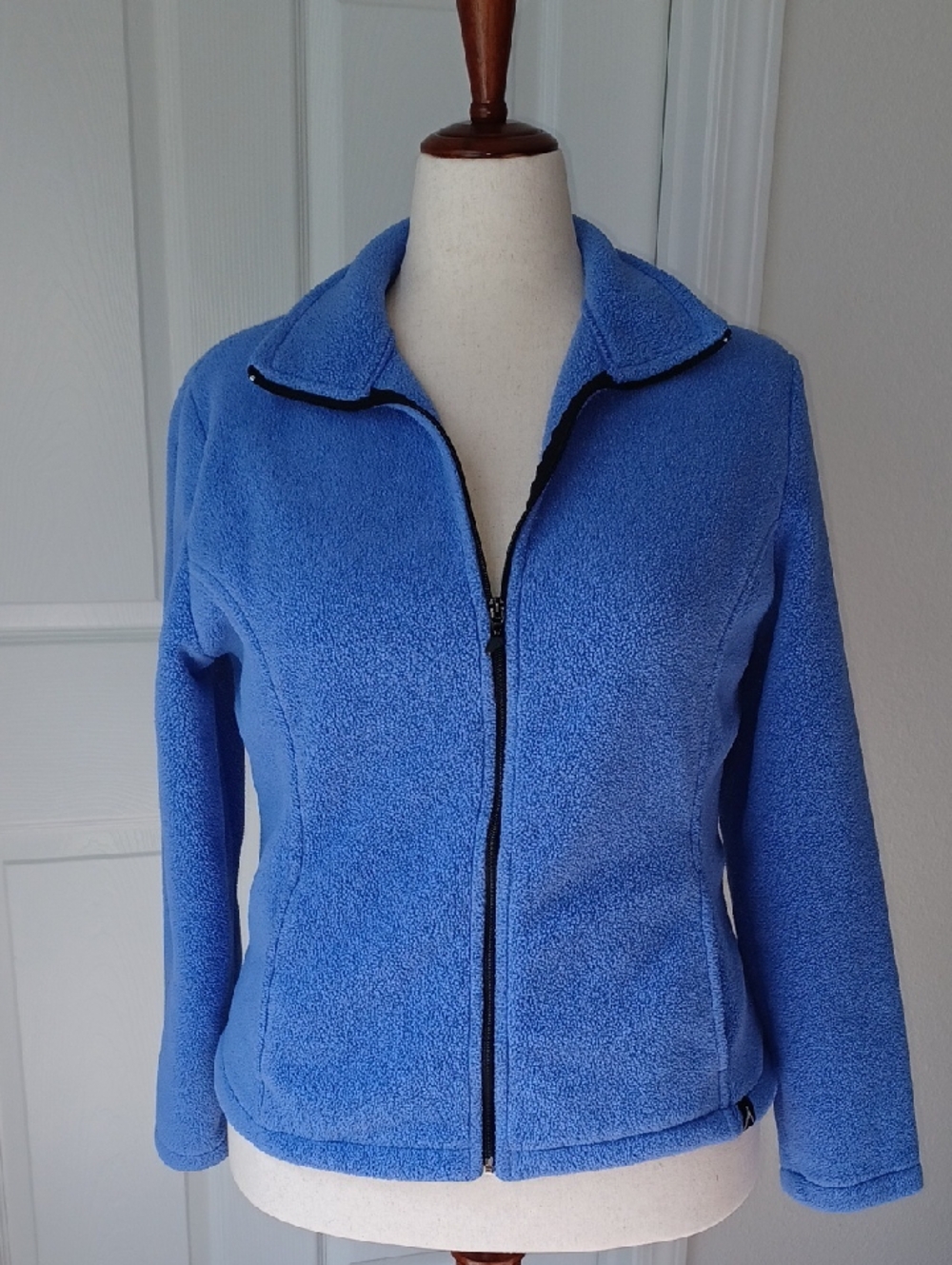 Avalanche Periwinkle Blue Teddy Jacket with Full Zip Large